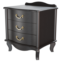 Тумбочка Джульетта 3 ящика 49,7х40,4х56,8 см (венге)